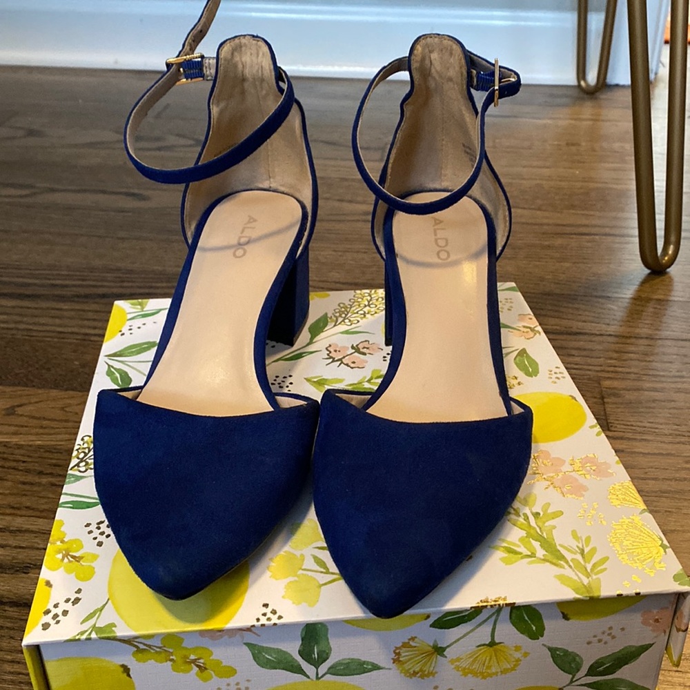 Low block heels